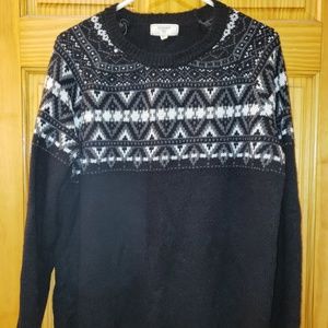 Mock Fair Isle Sweater